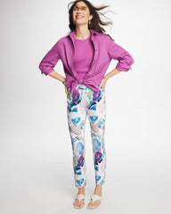 Chico's For Sale Passport Blue Blur Geo Brigitte™ Slim Ankle Pants