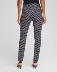 Chico's Discount Passport Blue Brigitte™ Chain Connection Slim Ankle Pants