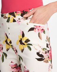 Chico's Sale Hot Honeysuckle Brigitte™ Slim Mari Bloom Crop