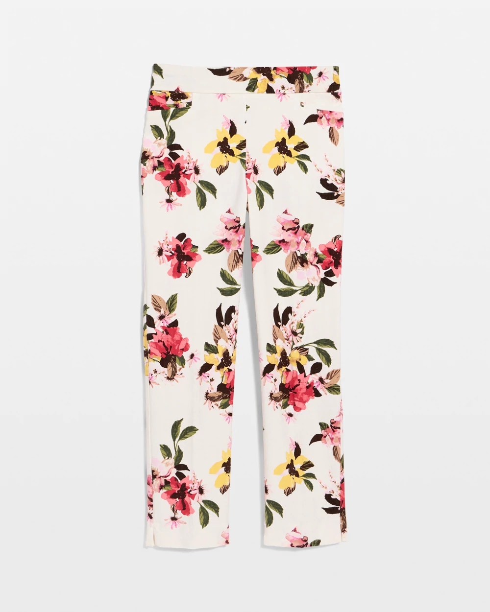 Chico's Sale Hot Honeysuckle Brigitte™ Slim Mari Bloom Crop