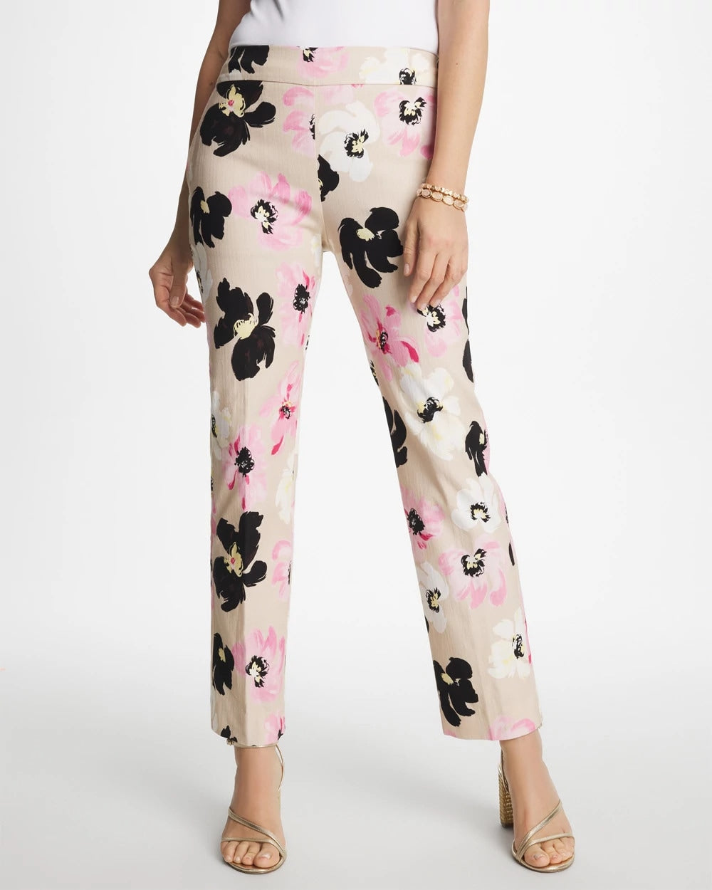 Chico's Outlet Sweet Blossom Blossom Brigitte™ Straight Crop