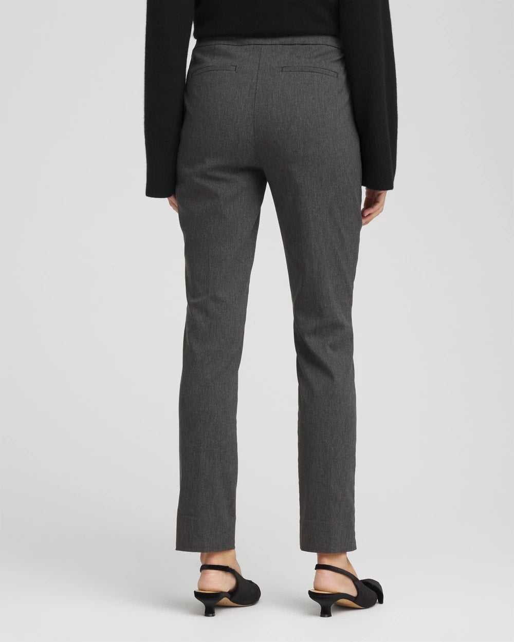 Chico's On Sale Graphite Heather Gray Brigitte™ Slim Ankle Pants