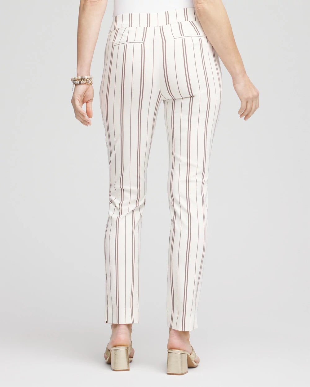 Chico's Online Alabaster Petite Brigitte™ Striped Ankle Pants