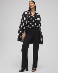 Chico's Outlet Black Brigitte™ Slim Wide-Leg Pants