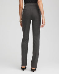 Chico's On Sale Graphite Heather Gray Brigitte™ Slim Full-Length Pants