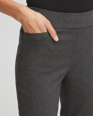 Chico's On Sale Graphite Heather Gray Brigitte™ Slim Full-Length Pants