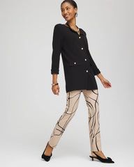 Chico's Sale Champagne Fizz Brigitte™ Golden Leaf Slim Full-Length Pants