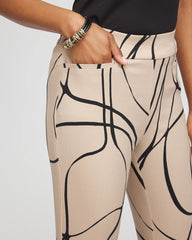 Chico's Sale Champagne Fizz Brigitte™ Golden Leaf Slim Full-Length Pants