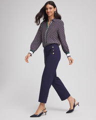 Chico's For Sale Passport Blue Emme Sailor Straight Crops