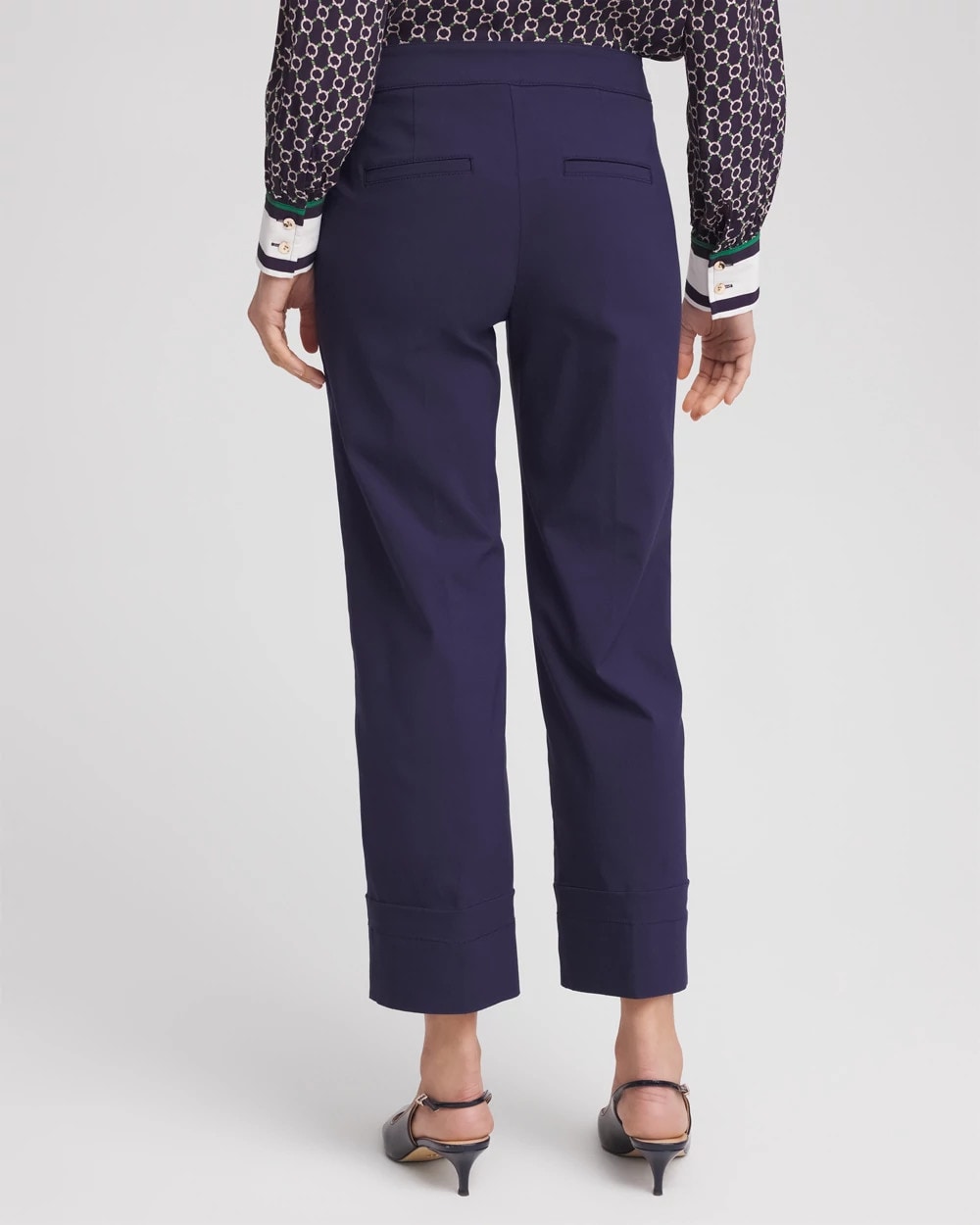 Chico's For Sale Passport Blue Emme Sailor Straight Crops