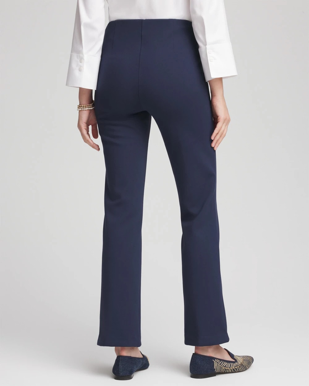 Chico's Sale Passport Blue Juliet Straight Ankle Pants