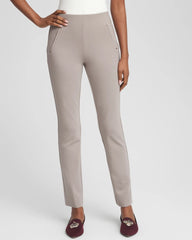 Chico's Outlet Rocky Mountain Juliet Slim Trim Detail Ankle Pants