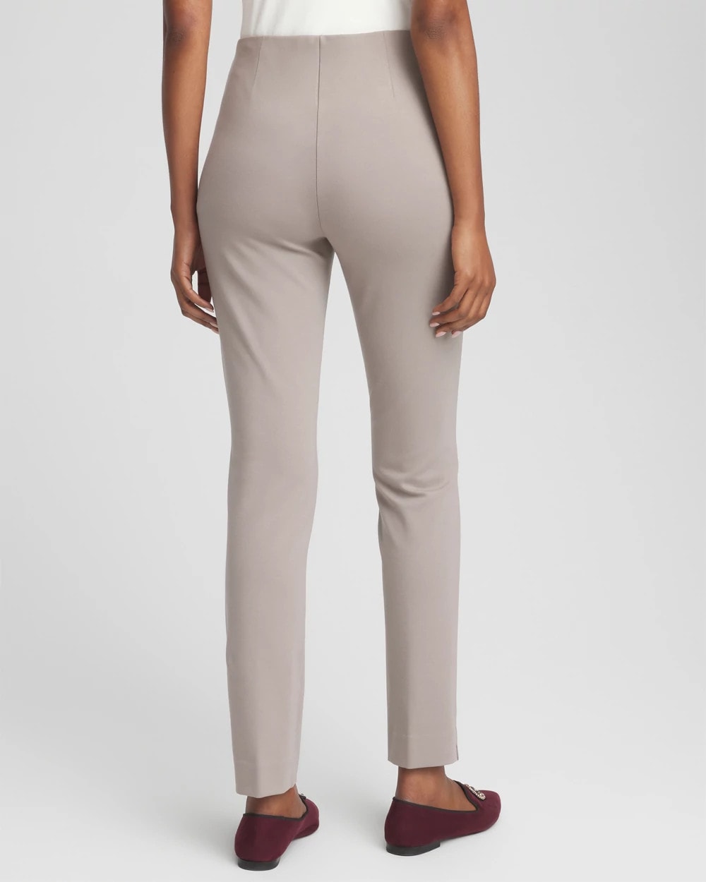 Chico's Outlet Rocky Mountain Juliet Slim Trim Detail Ankle Pants