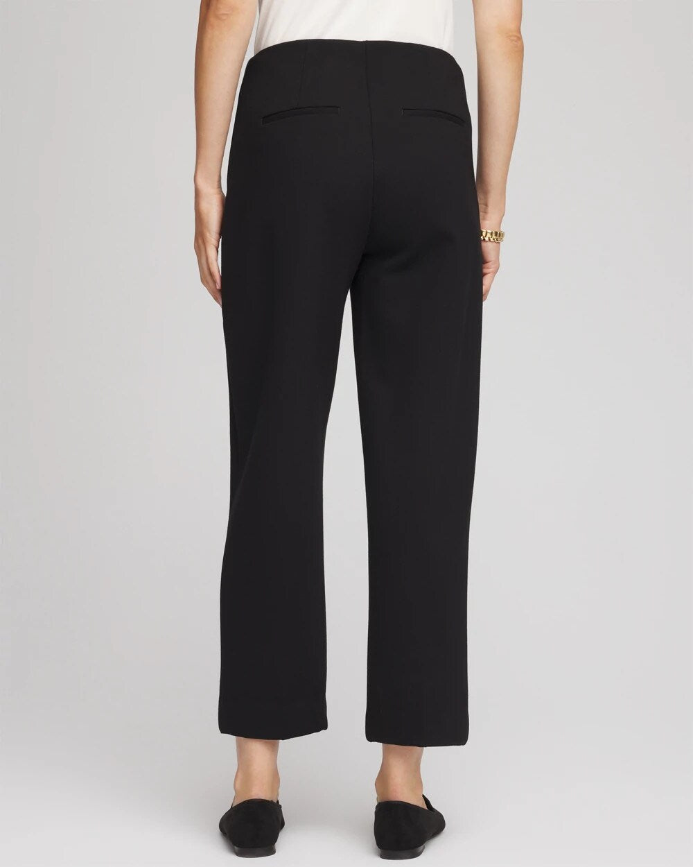 Chico's On Sale Black Juliet Relaxed Tapered Ankle Pants