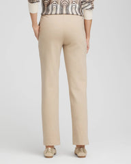 Chico's Online Taupe Heather Juliet Straight Ankle Pants