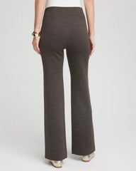 Chico's Discount Black Juliet Jacquard Full-Length Ponte Pants