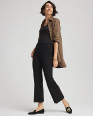 Chico's Online Black Juliet Slim Cropped Flared Pants