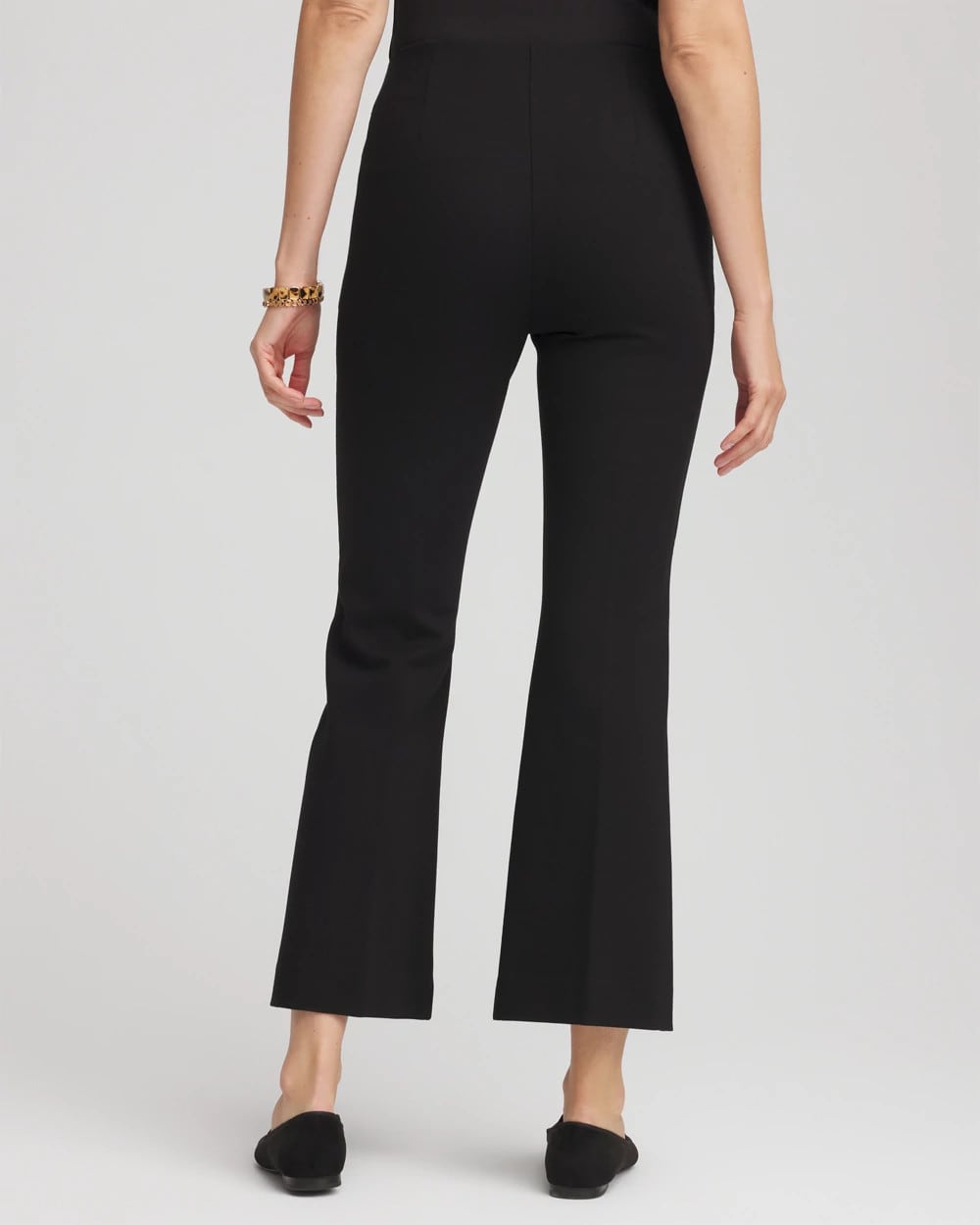 Chico's Online Black Juliet Slim Cropped Flared Pants