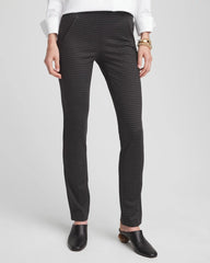 Chico's For Sale Black Juliet Tonal Check Pants