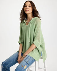 Chico's For Sale Avocado Artistry Avocado Artistry Open Knit Poncho