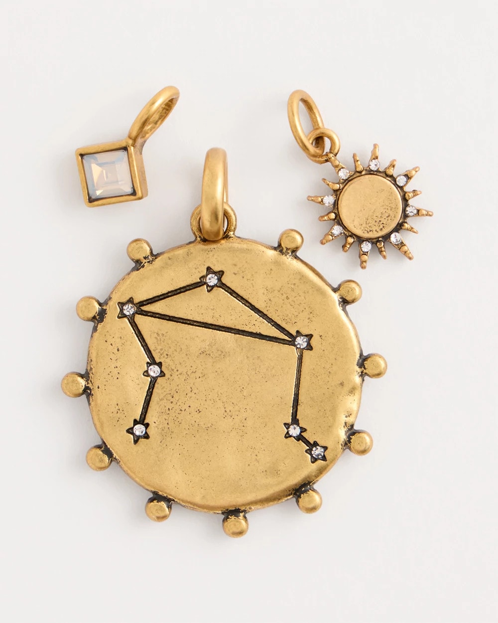 Chico's Sale Mixed Metals Libra Zodiac Charm Pendant