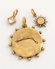 Chico's On Sale Mixed Metals Aries Zodiac Charm Pendant