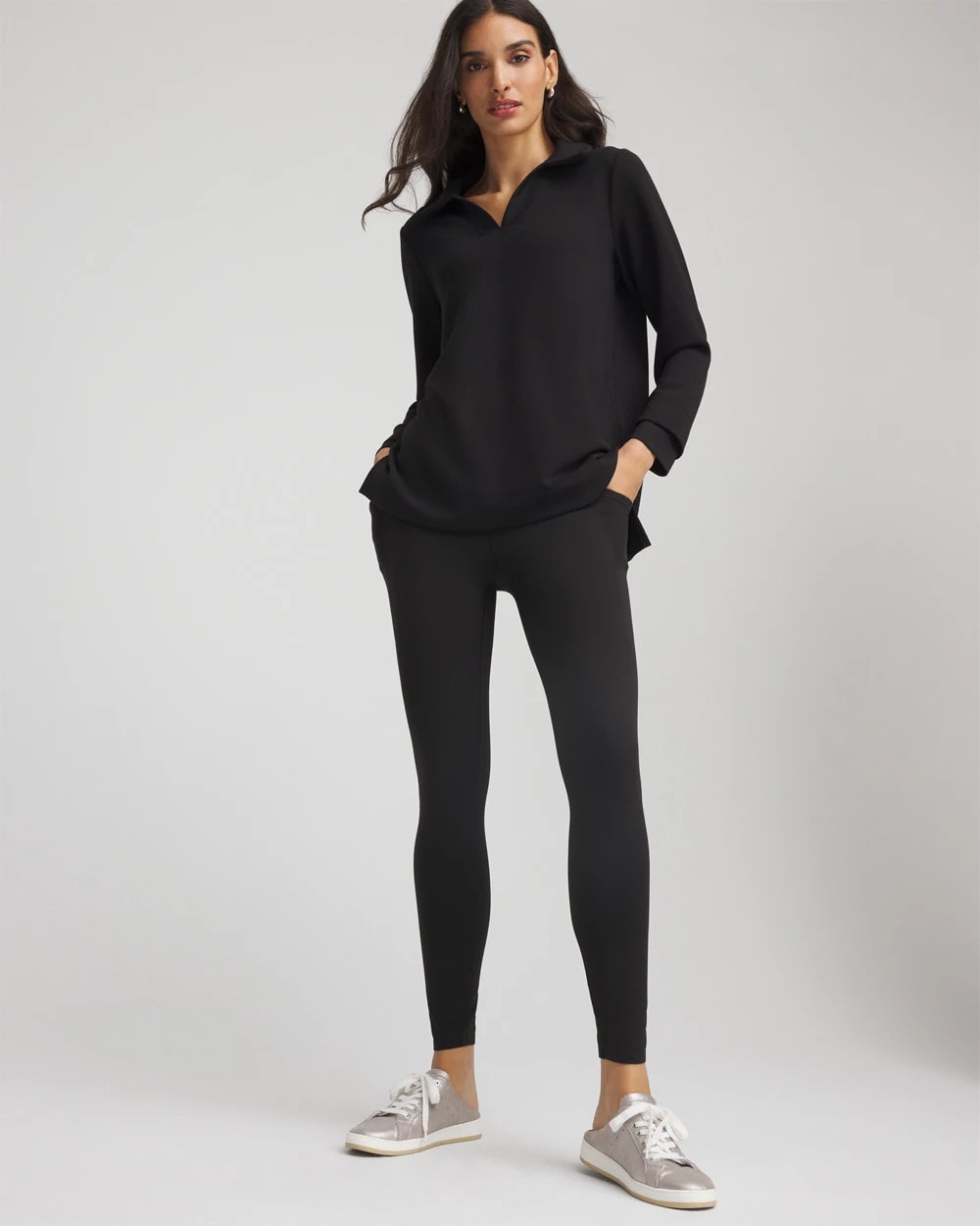 Chico's For Sale Black Zenergy® UPF Soft-Stretch Leggings