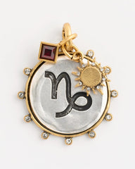Chico's Online Mixed Metals Capricorn Zodiac Charm Pendant