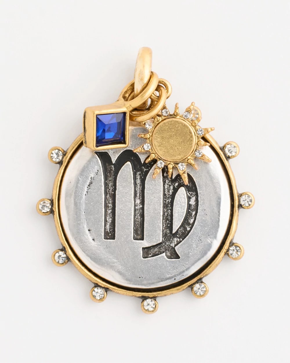Chico's Outlet Mixed Metals Virgo Zodiac Charm Pendant