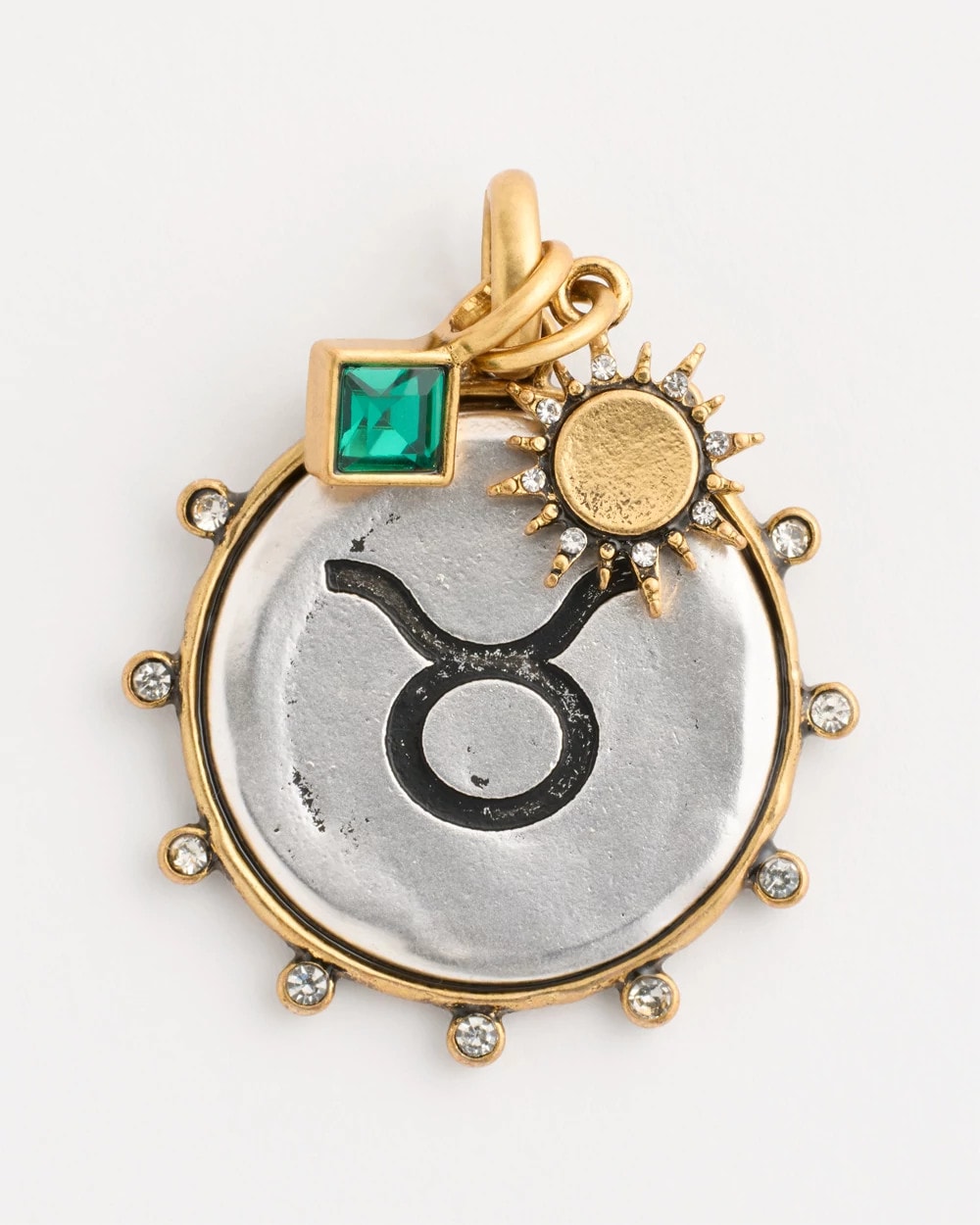 Chico's Sale Mixed Metals Taurus Zodiac Charm Pendant