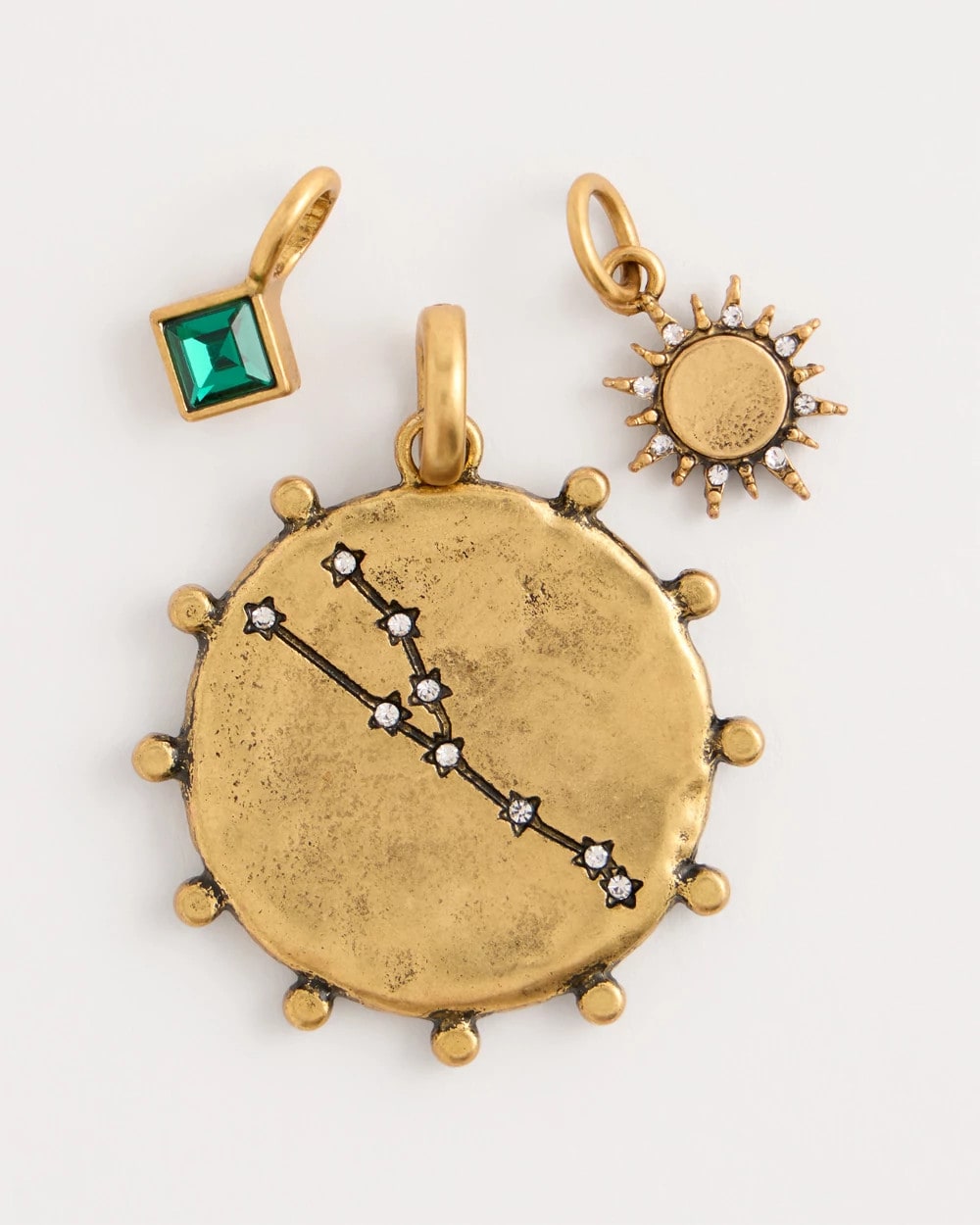 Chico's Sale Mixed Metals Taurus Zodiac Charm Pendant