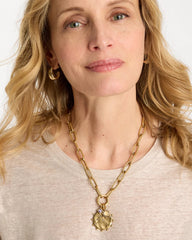Chico's On Sale Mixed Metals Aquarius Zodiac Charm Pendant