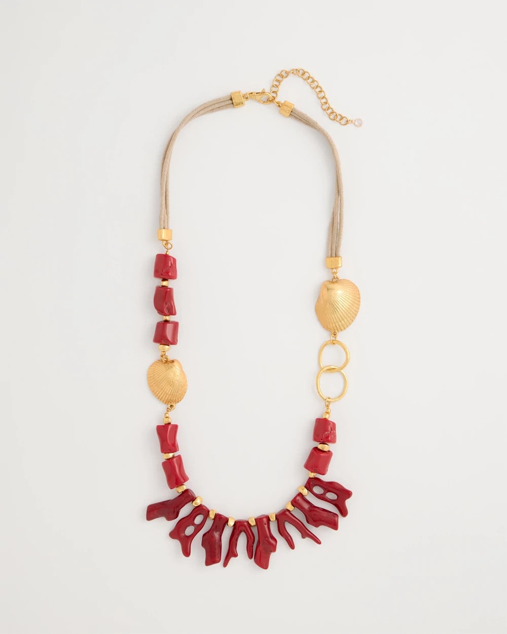 Chico's Sale Red Chico's Originals Red Resin Necklace