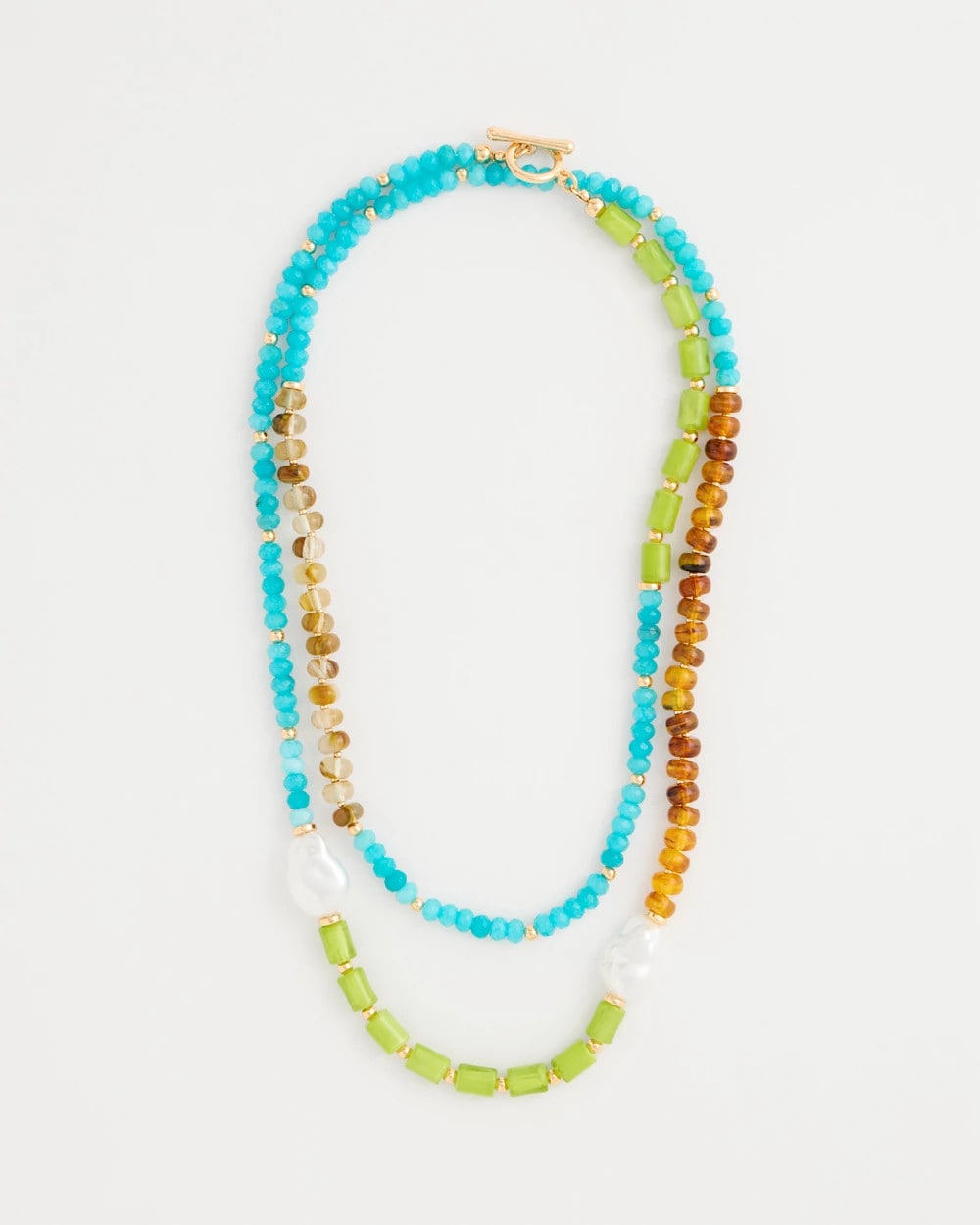 Chico's On Sale Multi Resin Single-Strand Necklace