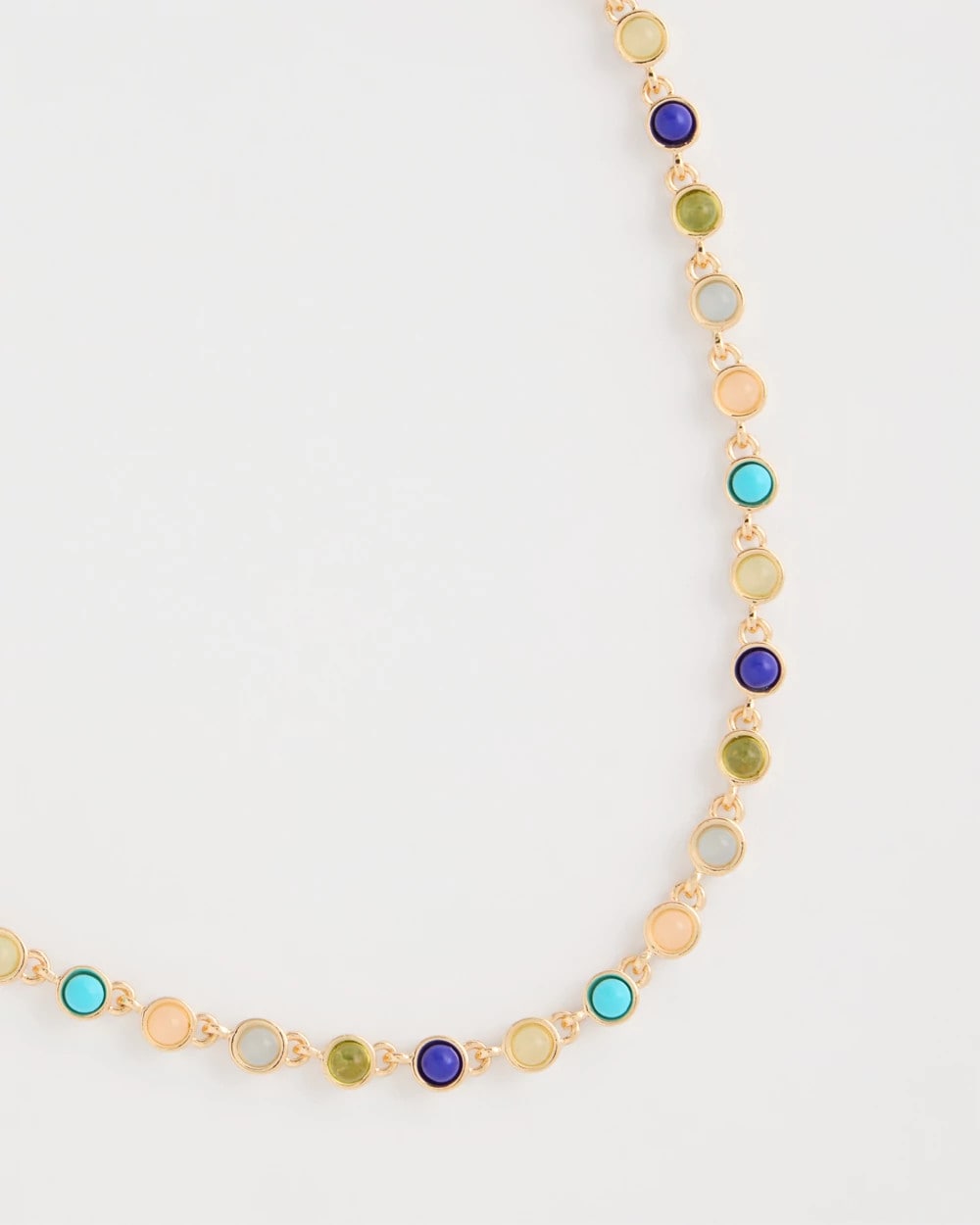 Chico's Online Multi Multi-Color Tennis Necklace