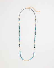 Chico's For Sale Teal Genuine Stone Beaded Long Necklace