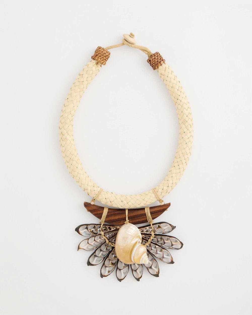 Chico's Discount Neutral Chico's x Romi Marina Pendant Bib Necklace