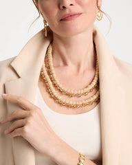 Chico's Online Beige Chico's x Romi Casper Necklace