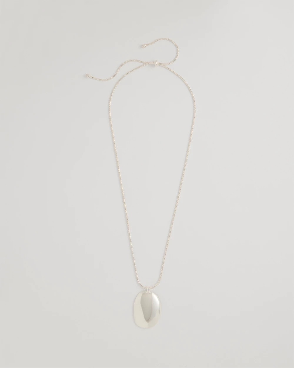 Chico's For Sale Silver Adjustable Silvertone Pendant Necklace