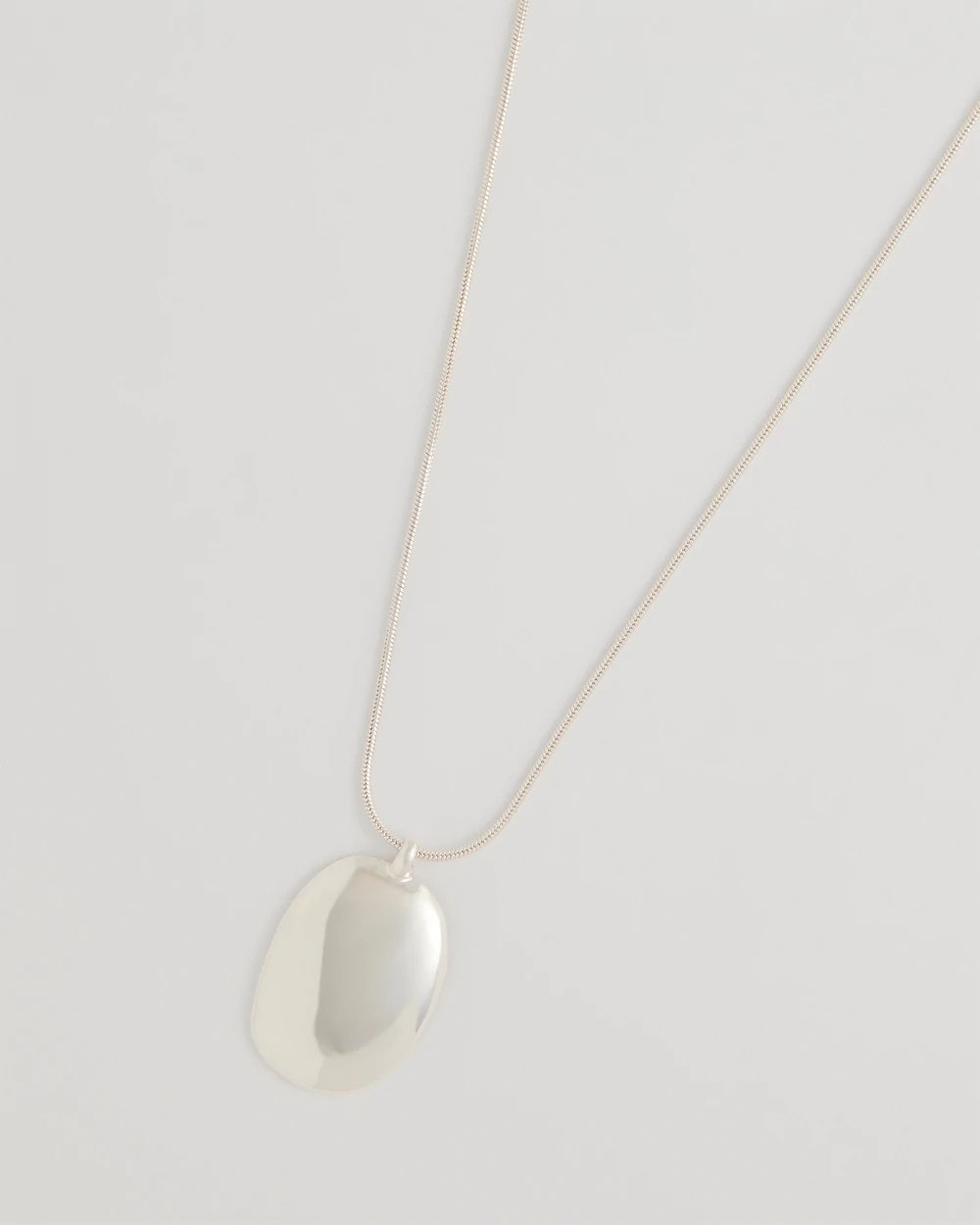 Chico's For Sale Silver Adjustable Silvertone Pendant Necklace