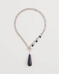 Chico's On Sale Blue Siren Teardrop Pendant Necklace