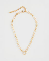Chico's Online Gold Shiny Goldtone Novelty Charm Necklace