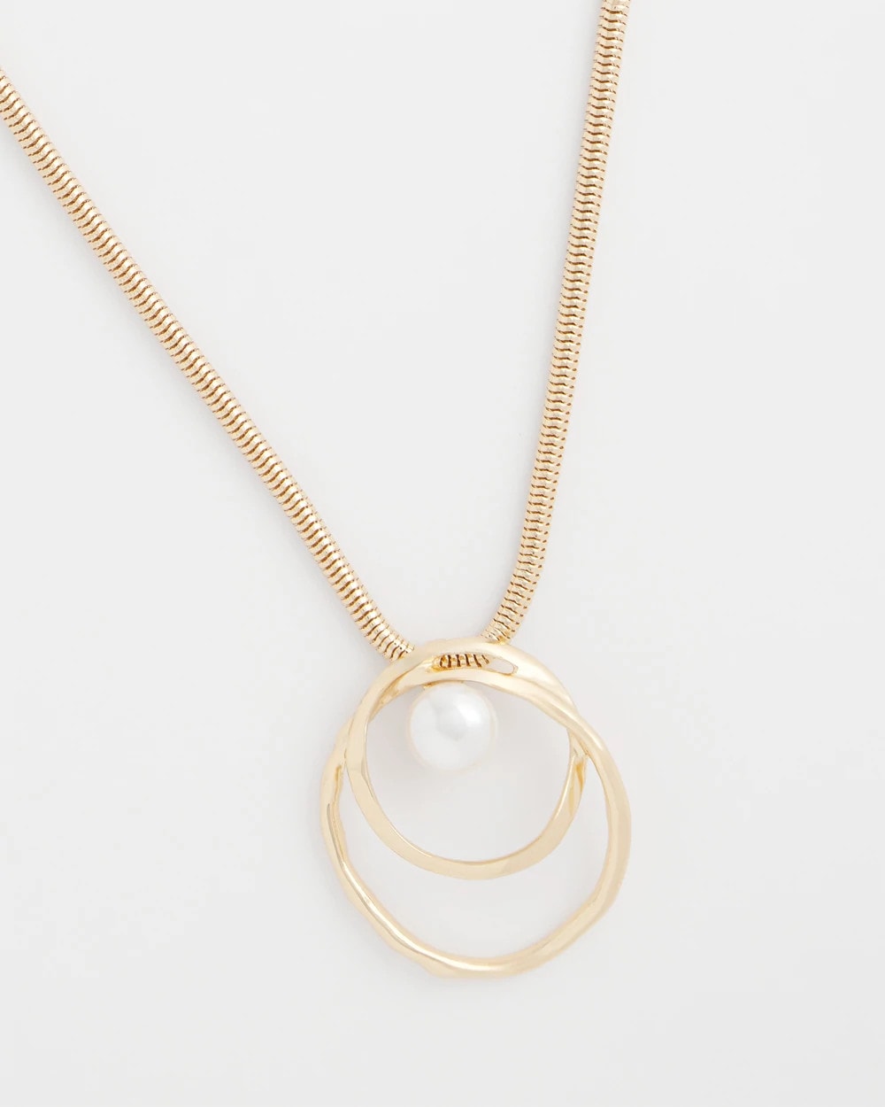 Chico's Online Pearl Pearl and Gold Pendant