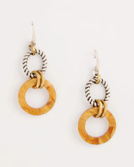 Chico's On Sale Neutral Linked Resin Drop Earrings