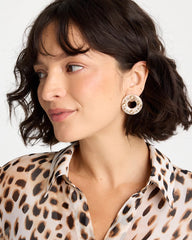Chico's Online Neutral Embellished Neutral Stud Earrings