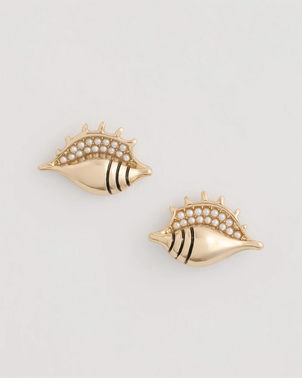 Chico's Discount Gold Conch Stud Earrings