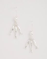 Chico's On Sale Silver Silvertone Fish Cluster Earrings