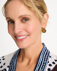Chico's For Sale Neutral Neutral Resin Drop Hoop Earrings