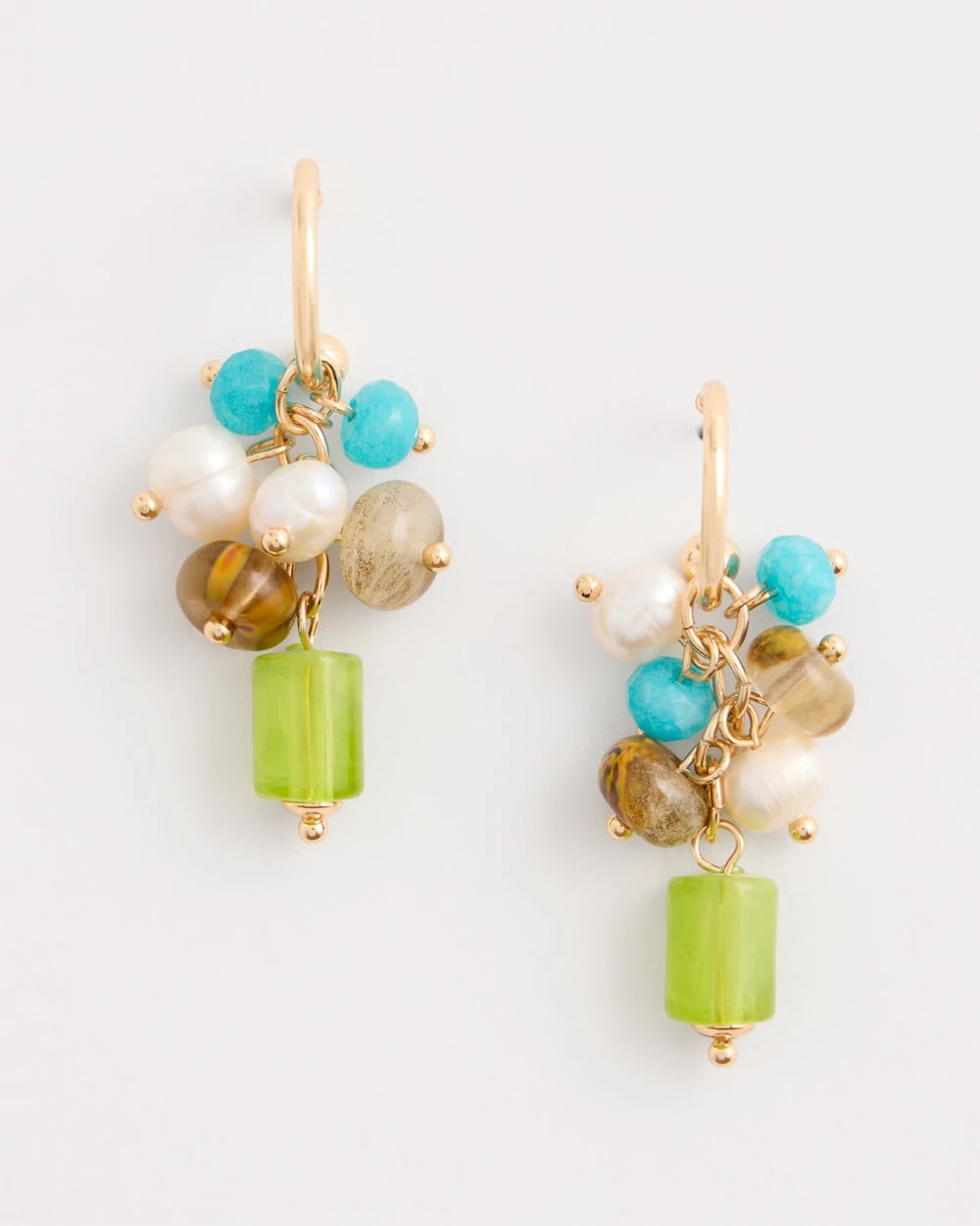 Chico's Discount Multi Multi-Colored Cluster Earrings