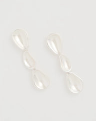 Chico's On Sale Silver Silvertone Linear Drop Earrings